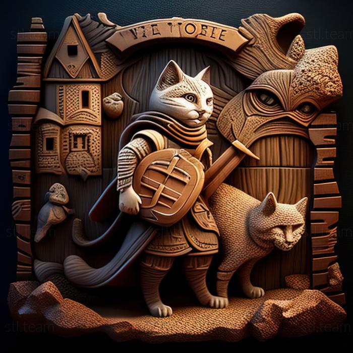 3D model The incredible adventures of the cat Parfentius in the (STL)